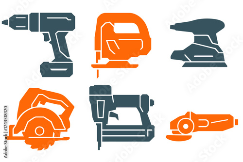 Essential cordless power tools collection for construction and home improvement