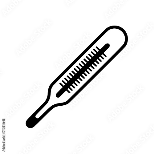 Vector art of thermometer