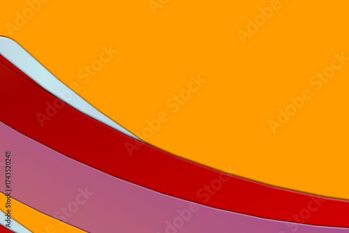 Paper cut style Gradient colourful abstract geometric background	
