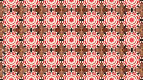 Colourful flowers, seamless patterns with floral for fabric