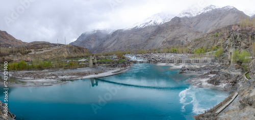 panoramic landscape of skardu, Gilgit Baltistan 