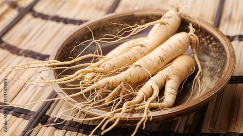Ginseng: Traditional Herbal Supplement for Energy & Immunity – Korean, American Varieties. Used in Teas, Extracts, Capsules. Natural, Premium Options for Daily Wellness.