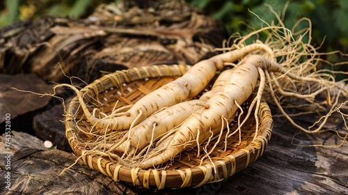 Ginseng: Traditional Herbal Supplement for Energy & Immunity – Korean, American Varieties. Used in Teas, Extracts, Capsules. Natural, Premium Options for Daily Wellness.