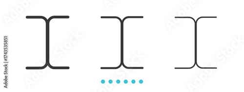 Basic gesture Cursor Icons Icon. Thin line icon vector