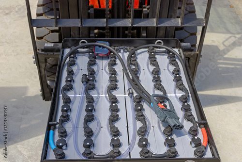 Large Lead Acid Battery Box for Forklift Top View