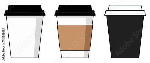coffee takeaway cup illustration