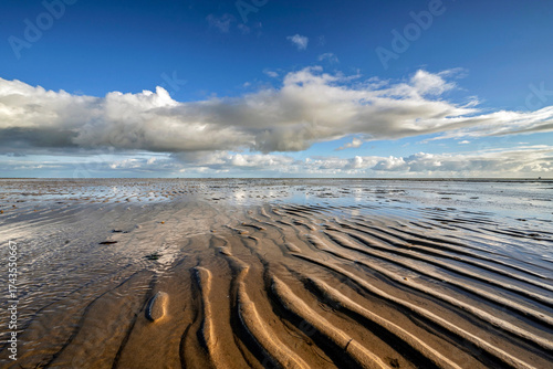Wattenmeer auf der Nordseeinsel Föhr