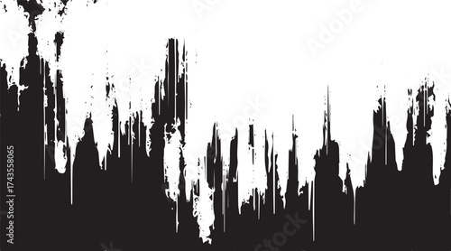 Abstract dust particle and dust grain texture on white background, dirt overlay or screen effect use for grunge background vintage style.