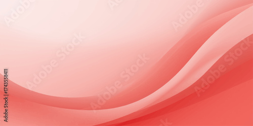 Flowing pink silk with a soft satin texture creates an elegant, wavy abstract illustration for a gentle wallpaper design