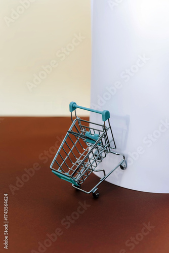 A minimalist shopping cart.