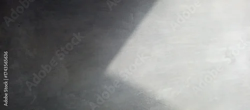 Panel kuchenny z motywem Smooth Grey Concrete Wall Texture With Gradient Light