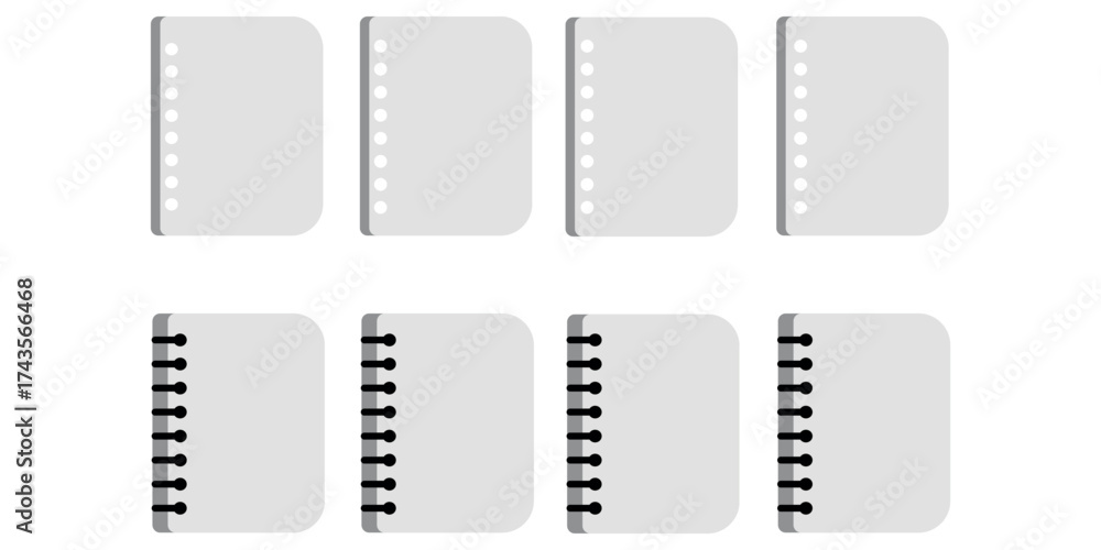 Obraz premium Spiral Notebook Isolated