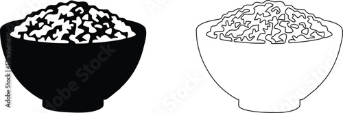 Food icons set, plate, fork, knife and spoon, set logotype menu, cutlery icon, tableware sign, catering icons, restaurant signs