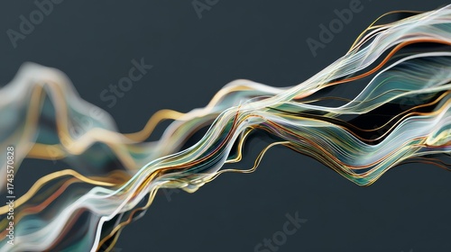 Futuristic luminous material suspended in glowing transparent force field with liquid crystal texture, minimalist cinematic fine art concept