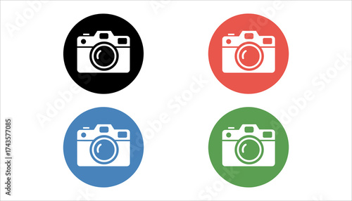 Camera Icon Collection Photography Vector Set, Digital Camera Symbols  Photo & Photography Graphics, Photography Camera Icons  Modern Vector Illustrations.