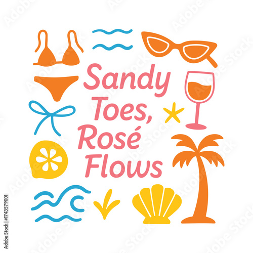 Sandy Toes Rose Flows Svg 