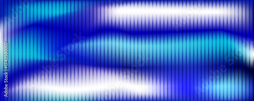 Wallpaper Mural Modern abstract background with vertical lines, gradient in blue tones. Smooth and flowing aesthetic, fractal glass background Torontodigital.ca