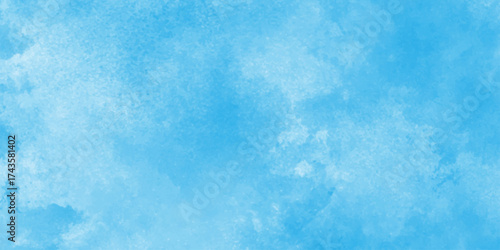 Abstract painted blue watercolor on paper texture background, Cyan watercolor water brash splash texture, light blue wash with abstract blob design, Light blue background,