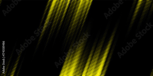 yellow black brush wrap car sticker pattern abstract banner sporty lines black yellow color combination grunge brush pattern racing motorsport design.