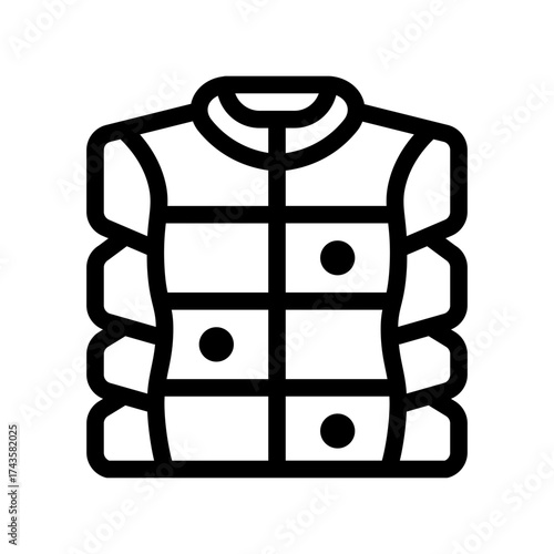 icon jacket with style outline