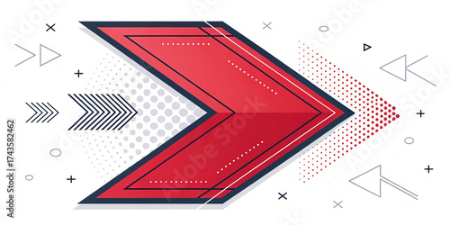 abstract background with red and white stripes
