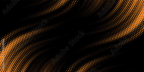 orange black brush Car sticker wrap pattern banner abstract sporty lines black orange color combination grunge brush pattern racing design.