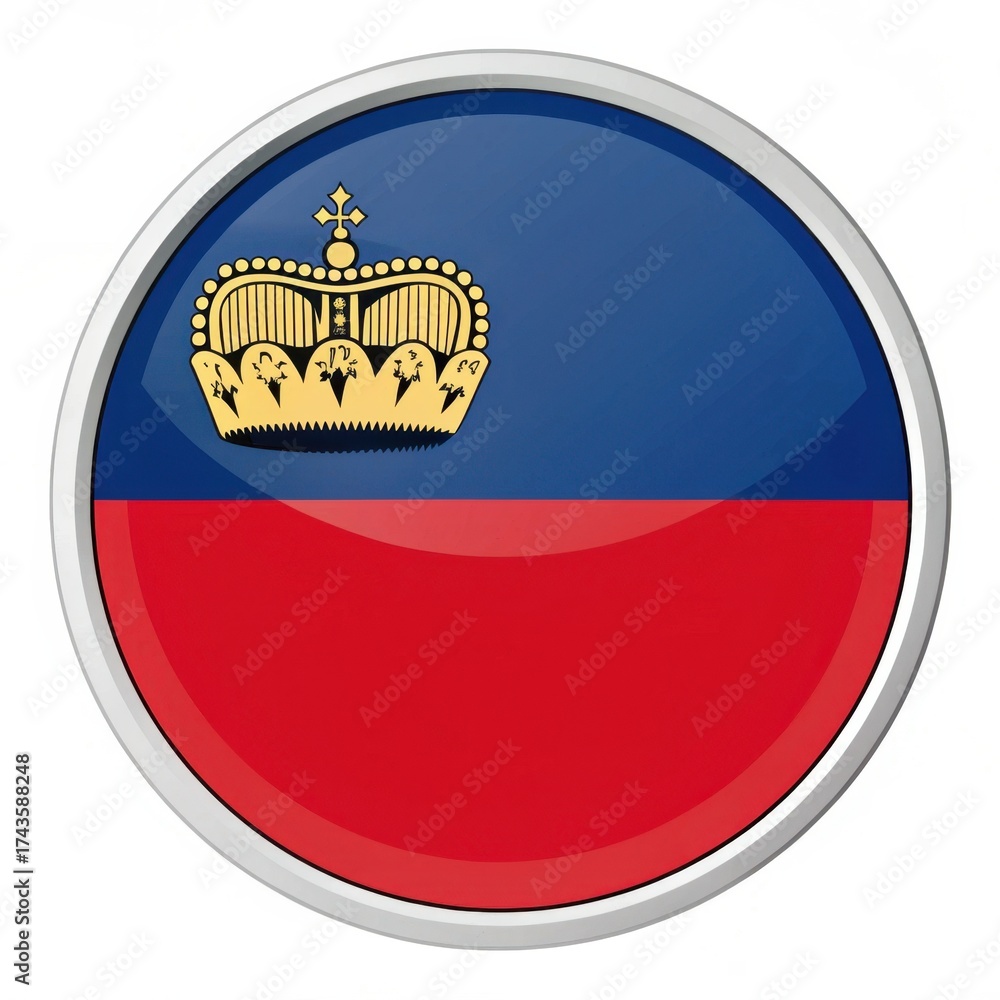 Obraz premium Liechtenstein flag