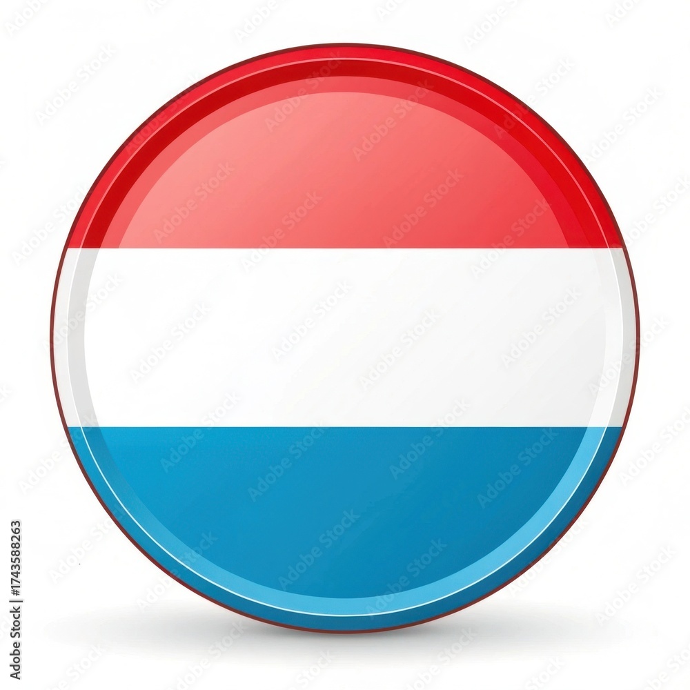 Obraz premium Luxembourg flag