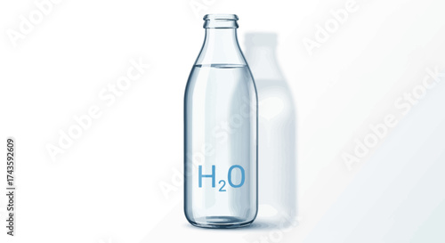 Refreshing hydration bottled up: A visual representation of pure and essential water