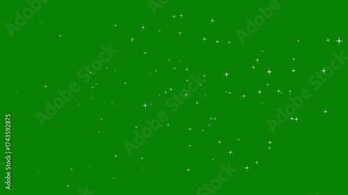 Luxury white glitter sparkles trail, magic dust, pixie dust path, christmas star, magic sparkles glitter line stars, fairy dust wand glitter stars trail transition on green screen background. 4k video