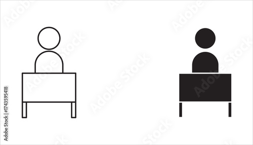 Set  icons related student, education, learning, Book icon Perfect pixel on transparent background.
