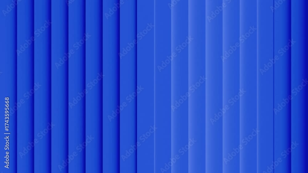 Blue geometric pattern gently moves like a wave