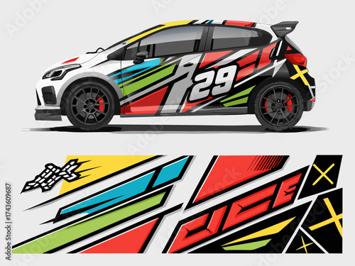 racing car vector illustration
