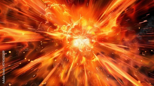 Fiery Abstract Art: Flames, Explosions, and Glowing Heat—From Love Symbols to Cosmic Fireballs
