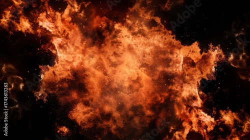 Fiery Abstract Art: Flames, Explosions, and Glowing Heat—From Love Symbols to Cosmic Fireballs