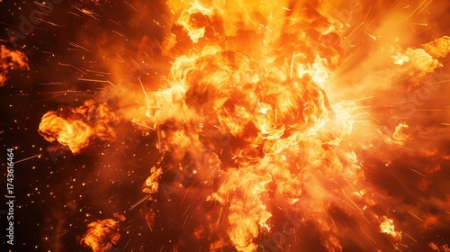 Fiery Abstract Art: Flames, Explosions, and Glowing Heat—From Love Symbols to Cosmic Fireballs