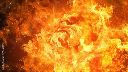 Fiery Abstract Art: Flames, Explosions, and Glowing Heat—From Love Symbols to Cosmic Fireballs