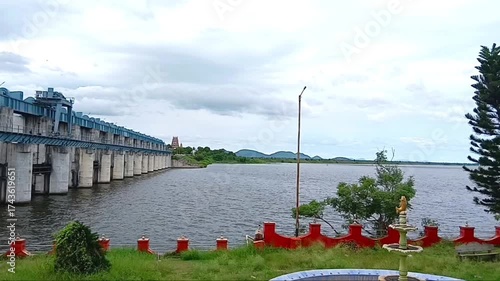 Sri ramalingeswara Swamy Temple in Mallavaram dam in Andhra Pradesh India	
