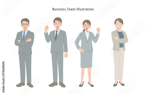 若手社員とベテラン社員のチーム