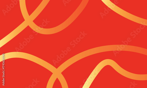 Sunloop Ribbon Background Abstract Texture Artistic Gradient Lines Flow Red Surface Design Layered Style Creative Depth Visual Motion Warm Swirl