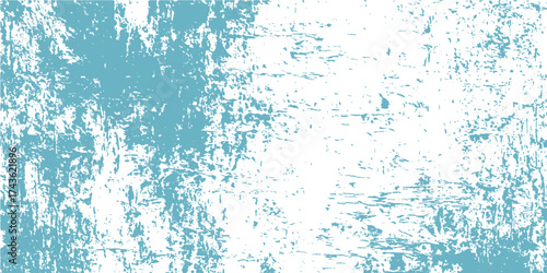 Vintage blue grunge texture design with a rough, cold wall surface illustration