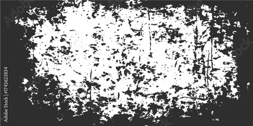 Wallpaper Mural Abstract grunge background with black and white texture of ink splash pattern design Torontodigital.ca