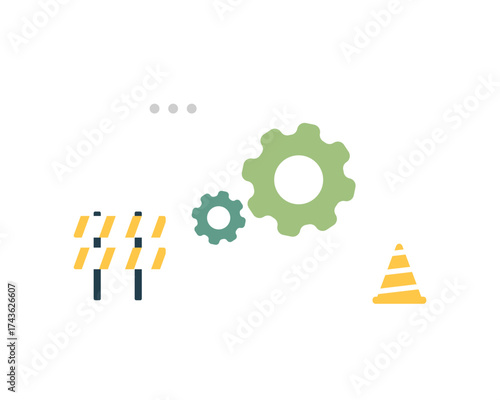 Website Maintenance Illustration – Repair & Update Web Infrastructure
