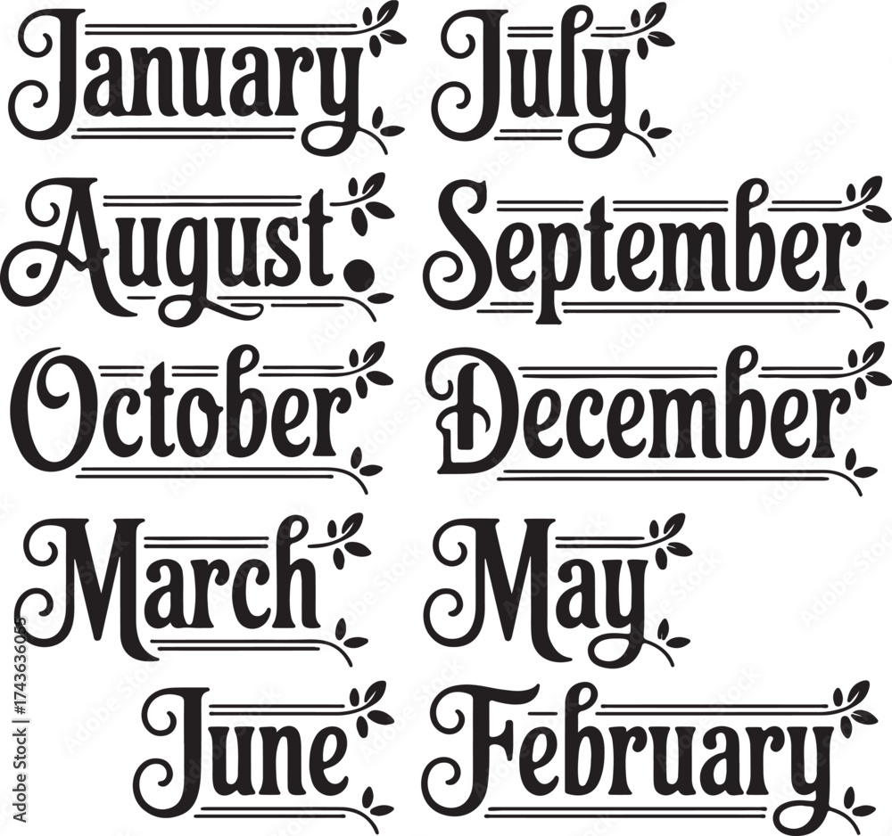 Naklejka premium Set of vintage design elements and Black Friday sale labels vector set