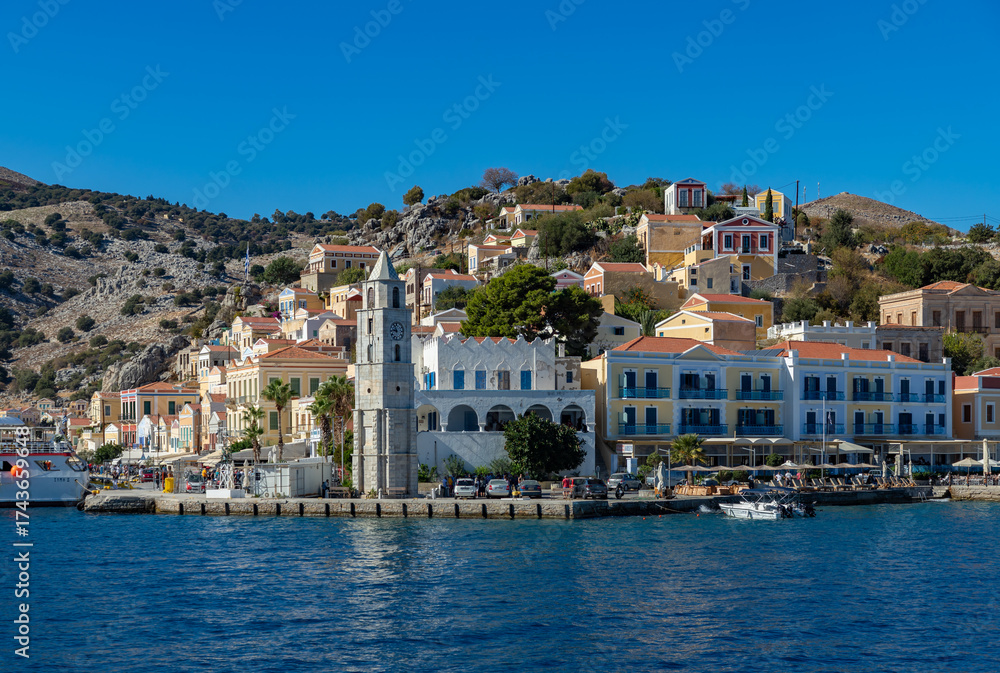 Fototapeta premium Ano Symi in Symi Island