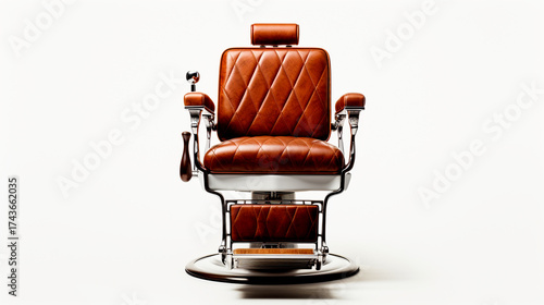 Classic White Barbers Chair