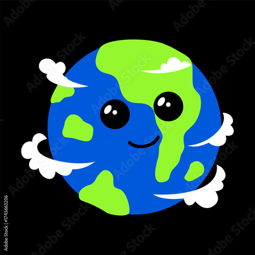 Global Kindness Flat Vector Illustration