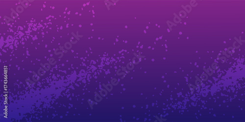 Abstract Purple Shapes Floating on Gradient Background Artistic Design.