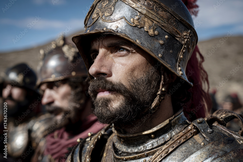 Fototapeta premium Spanish Troops Called Tercios in Battle