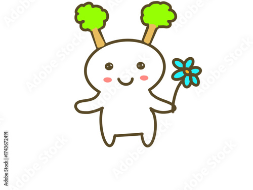 Cute Tree Character